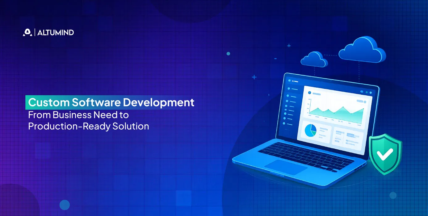 custom software development banner