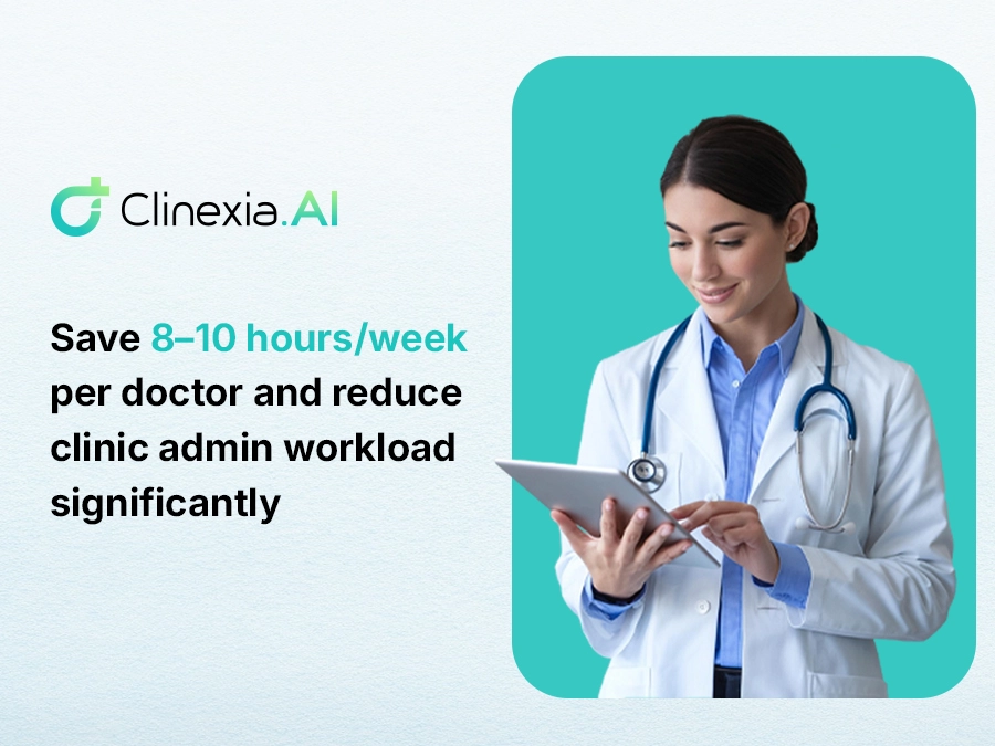 Clinexia.AI product screenshot placeholder